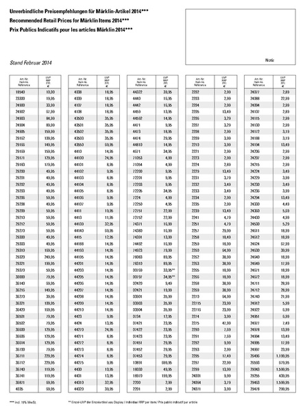 Tiedosto:UVP Maerklin 2014 01 Unverbindliche Preisempfehlungen.pdf