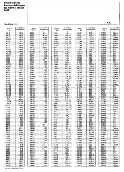 Tiedosto:UVP Maerklin 2002 03 Unverbindliche Preisempfehlungen.pdf